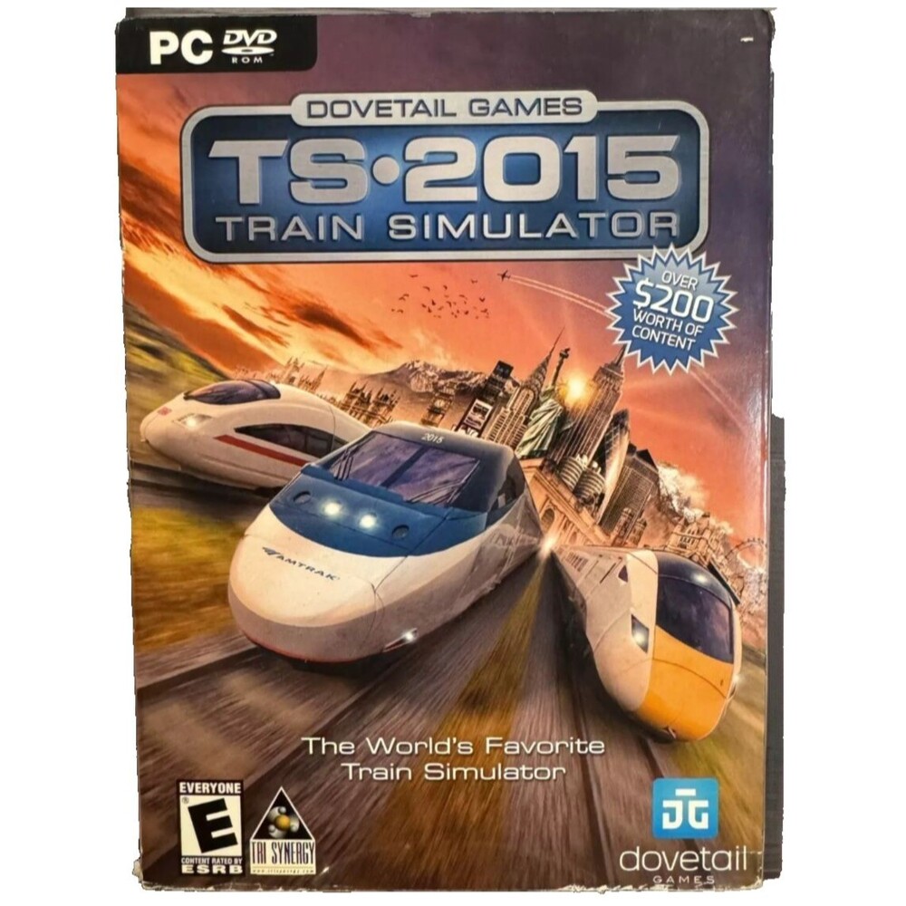 Train Simulator 2015 PC DVD-ROM Game TS 2015 Dovetail Tri Synergy New Sealed